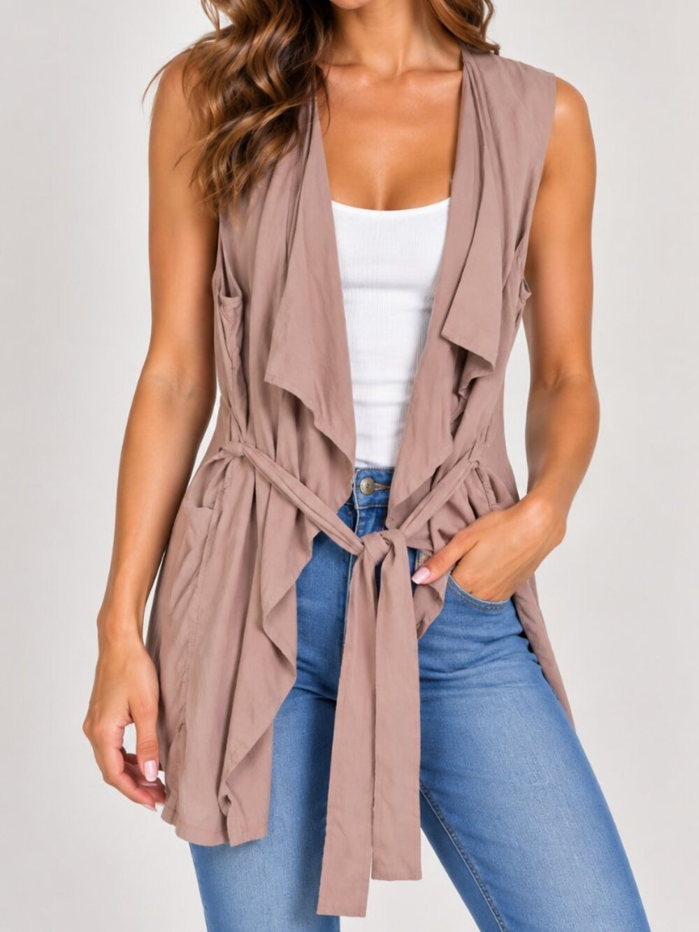 Artisan Ny tan sleeveless Camuno size M (179)